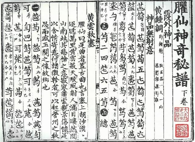 减字谱背后的文化哲学，减字谱详解（古琴减字谱为什么没有明确的节奏划分）