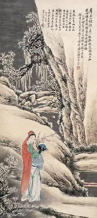 稚子弄冰诗配画，关于冬天的雪梅的古诗配画（帮孩子收藏的古诗配画模板）