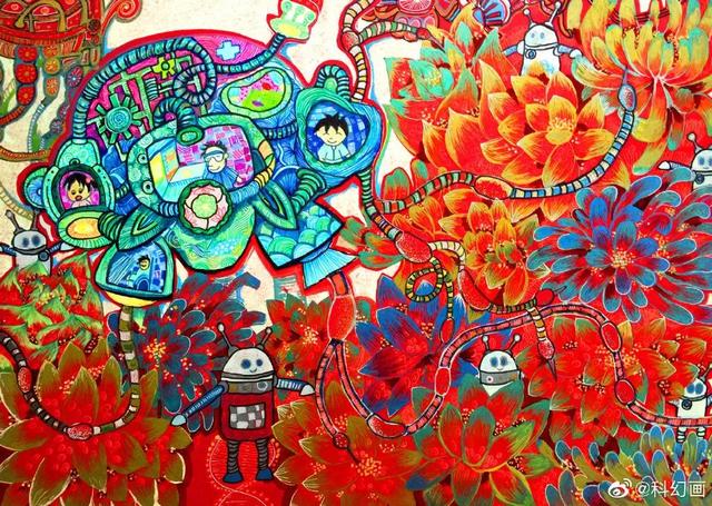 儿童科幻画图片大全，超全超经典科幻画（少年儿童科幻画大赛作品优秀）
