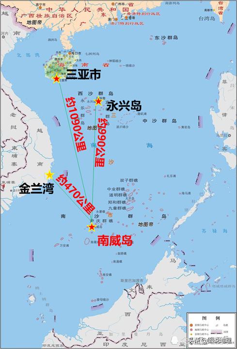 南沙群岛岛礁最新现状地图，最大一个面积84平方公里