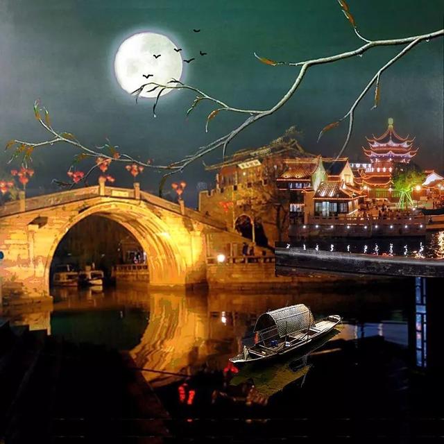 枫桥夜泊张继去哪了，张继的《枫桥夜泊》愁绪满诗飞