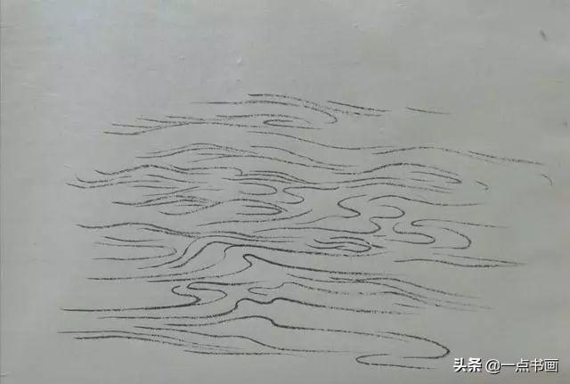 山水画教程画法步骤，山水画入门水的五种画法