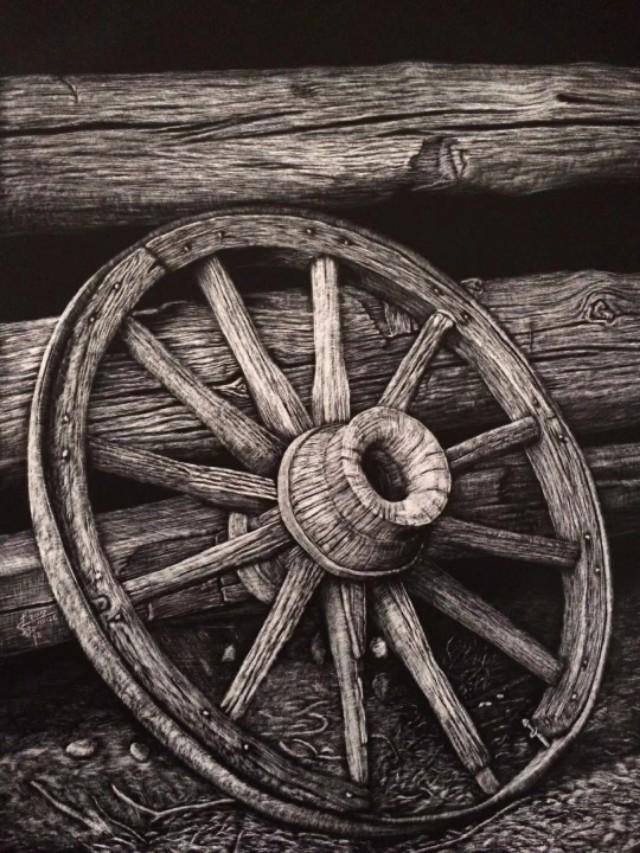 刮刮画作品大赏，刮画被他玩到极致