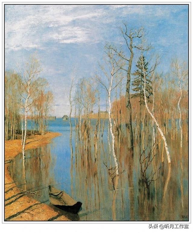 下面属于俄罗斯画家希施金作品的是，欧洲最后一位写实主义绘画大师