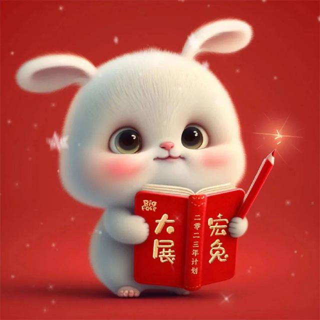 微信头像2023卡通兔子头像，2023萌兔头像