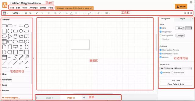 crow draw画图软件格式，自主学习认识CDR的基本页面及常用工具介绍