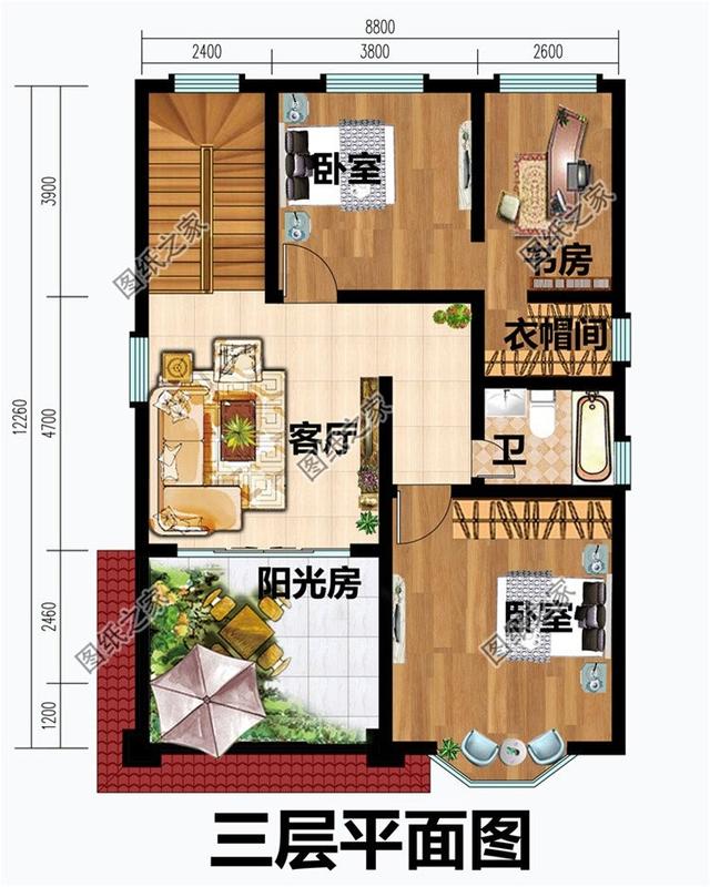 别墅阳光房效果图，农村自建房做阳光房效果图