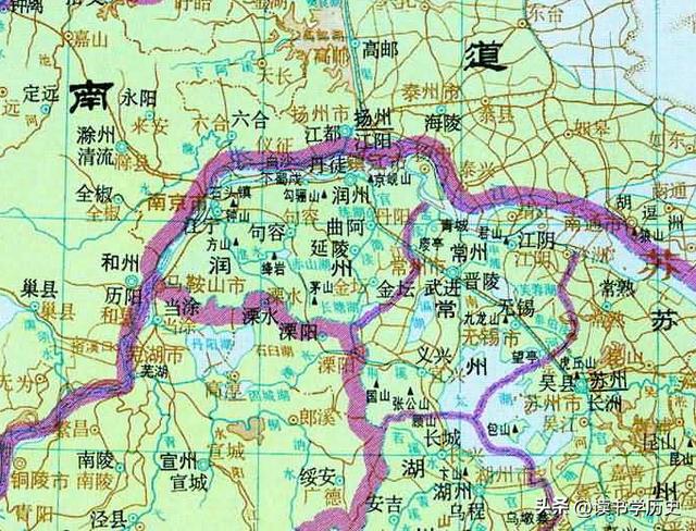 镇江历史地图演变，镇江市行政区划史