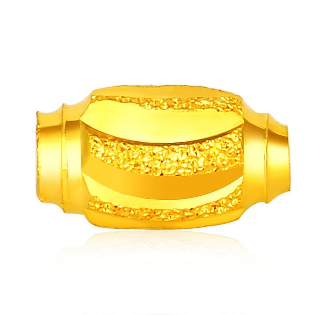 梦金园9999万纯黄金手镯，伊莱卡新品黄金路路通