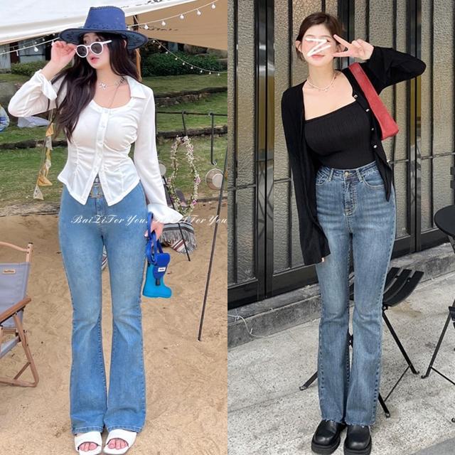 牛仔裤阔腿裤适合什么人穿，怪不得都不穿阔腿裤