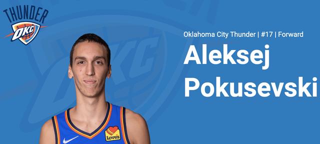 荷马雷霆队历史，俄克拉荷马城雷霆队全队员数据信息