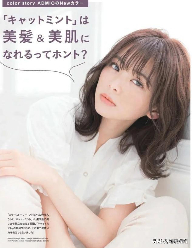 齐肩短发烫发发型，发量多齐肩适合的减龄烫发