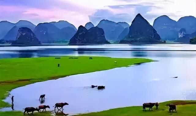 什么的桂林山水，桂林山水主要由什么形成（如今美成了这般模样）