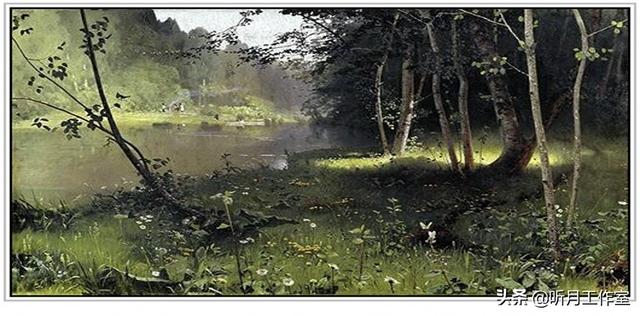 下面属于俄罗斯画家希施金作品的是，欧洲最后一位写实主义绘画大师