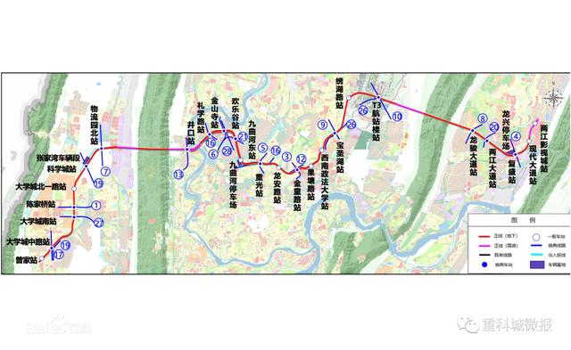 地铁17号线最新线路图，17号线未来科学城地铁换乘图（走天鹅湖大道、军山新城...）