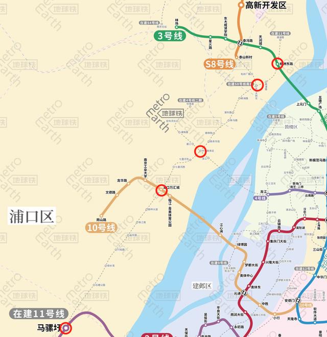 南京地铁线路图，南京轨道交通线路图（南京轨道交通运营）