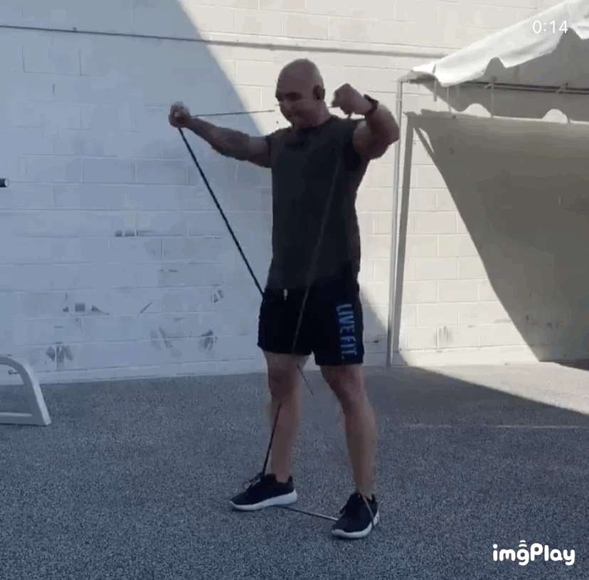 弹力带增肌运动入门，用一条弹力带就可以练遍全身