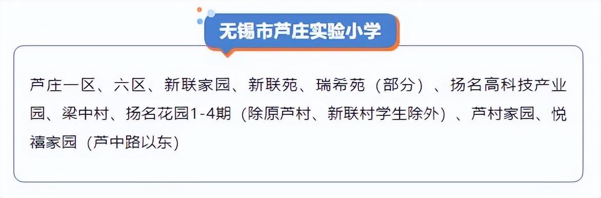 无锡小学学区划分图，无锡市中小学对口学区公布