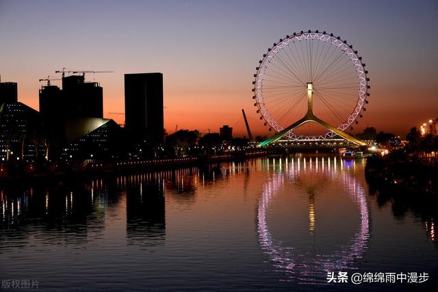 天津世界之窗摩天轮，天津之眼摩天轮世界第一