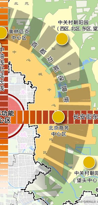 北京市城市规划图高清版，北京城六区城市规划图简评
