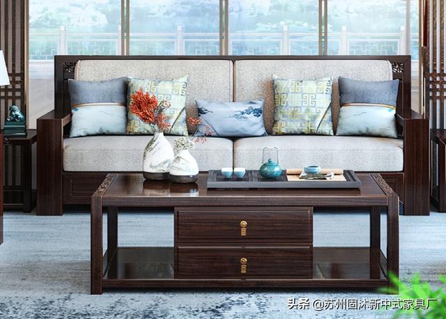 禅意新中式沙发家具，新中式沙发禅意东方