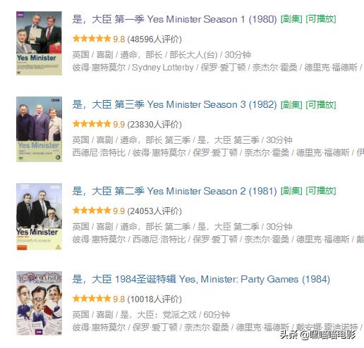 英剧推荐豆瓣高分，推荐六部高分英剧