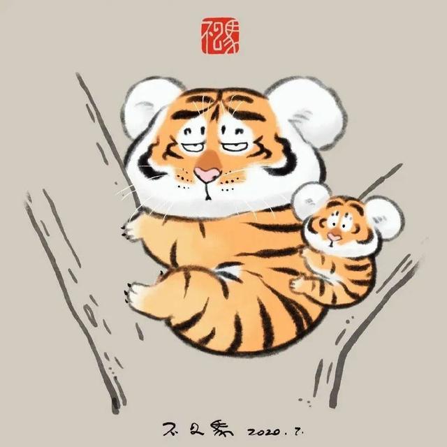 虎虎作品100幅，虎年虎画，虎虎生威