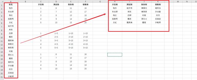 offset函数，excel表中offset指令