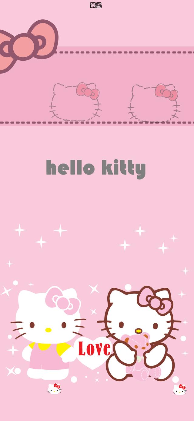 立体hello kitty壁纸高清，分享一组超可爱的壁纸呐