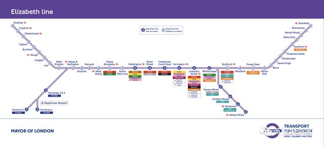 伦敦地铁规划图高清，伦敦新地铁今天正式通车