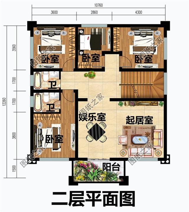 3层小别墅设计，农村三层小别墅设计图带露台（4套小开间三层别墅）