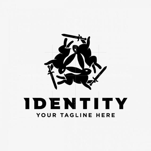 关于兔子元素logo图形设计，一组灵动的兔子元素标志设计