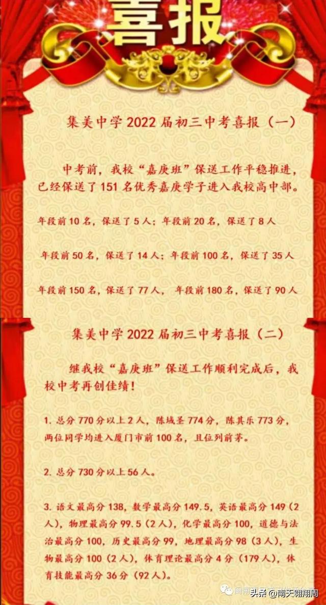 厦门三所名校签约岛外办学，厦门岛外学校的办学成绩没有想象中那么差