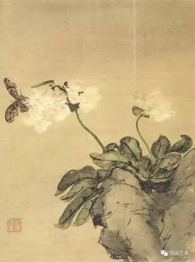 居廉淡雅国画作品欣赏，居廉精品画作欣赏