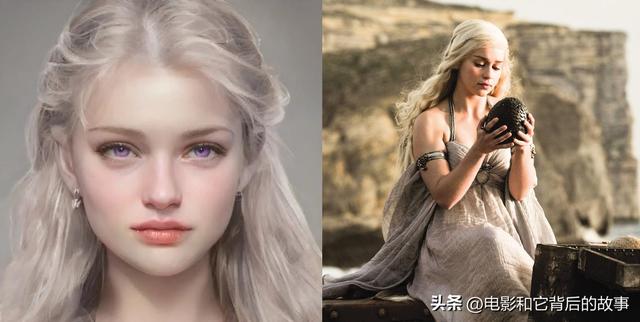 权力的游戏人物黑化图，《权利的游戏》第八季已拍完龙母最后一刻