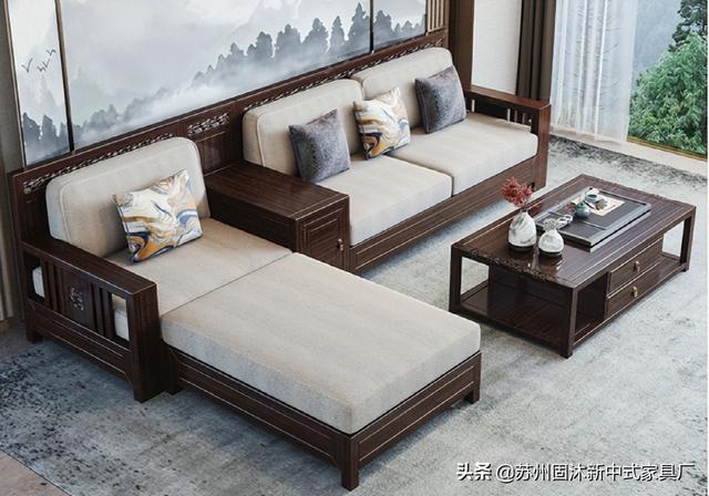 禅意新中式沙发家具，新中式沙发禅意东方