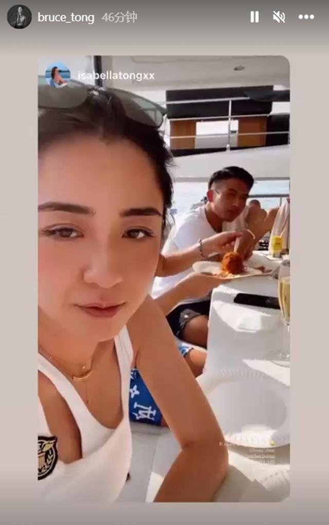 汤镇业现任女友，马国明宣布和汤镇宗女儿订婚