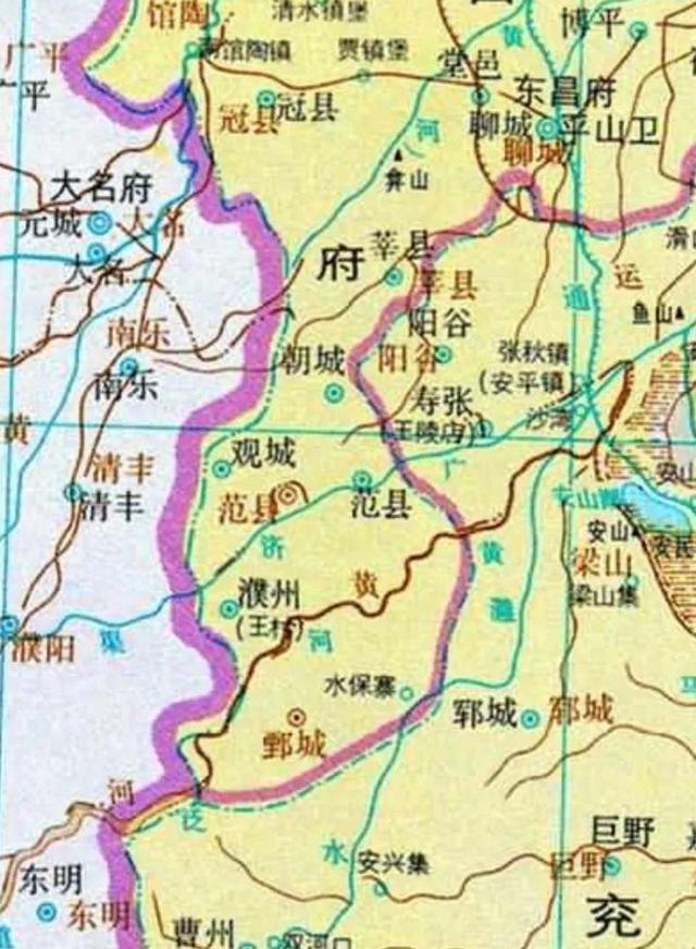 濮阳原来叫什么州，通过地图了解濮阳市的历史变迁