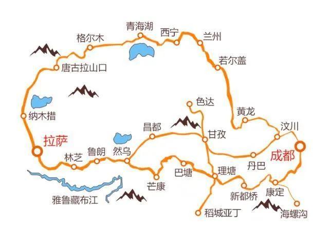 自驾318川藏线巡游轨迹，你知道去西藏怎么走最过瘾