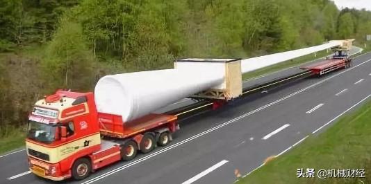 风力发电叶片运输方法，动辄几十上百米的