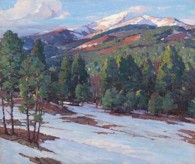 中世纪欧洲绝美油画风景，西方传世风景油画系列集锦