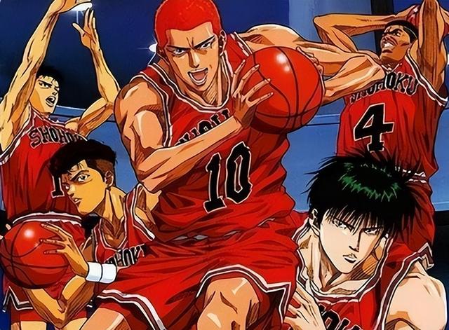 灌篮高手湘北五虎高清壁纸横照，影版灌篮高手定档