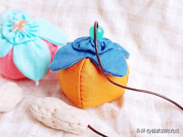 柿子可以做什么手工饰品，会有好事发生的布艺手工