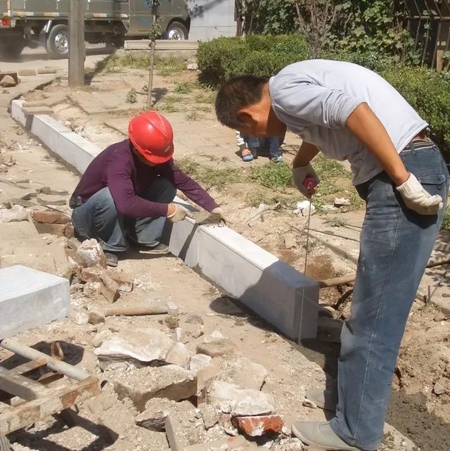 路缘石安装施工方法，路缘石施工工艺标准