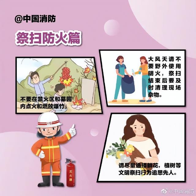 清明节消防安全常识，你一定要知道的小常识