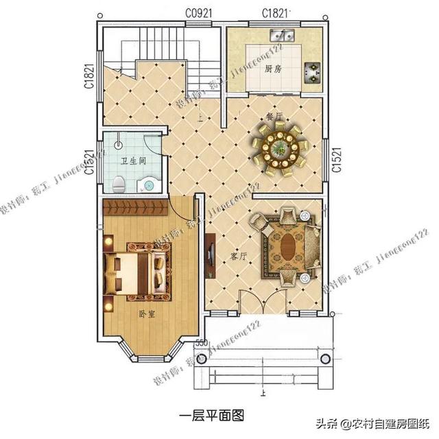 农村小别墅二层半，最新二层半别墅小户型（5款二层小户型别墅）