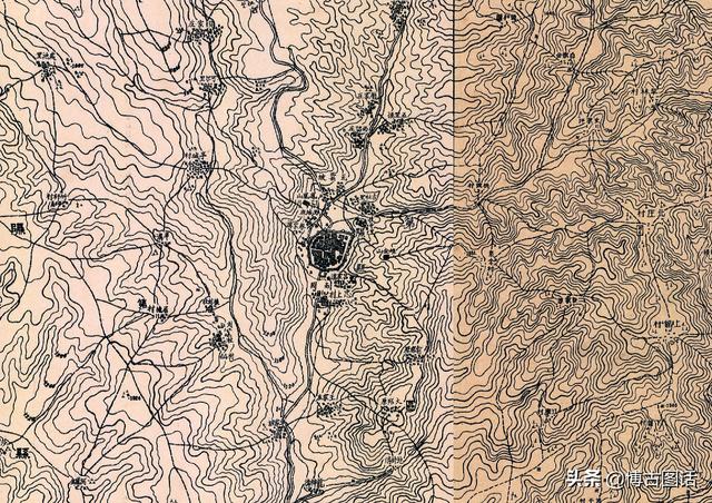 临汾地区地图全图，临汾市各县地理分布（山西临汾及周边二十县1938年高清地图）
