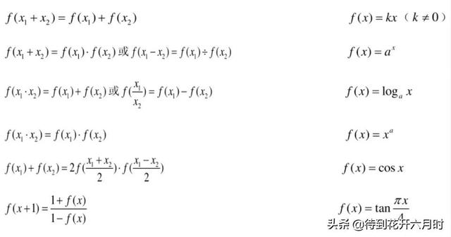 抽象函数的详解，抽象函数原型与性质理解