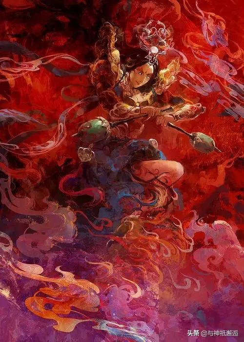 古代神话故事三个神仙，古代凡人能参加神灵的斗法