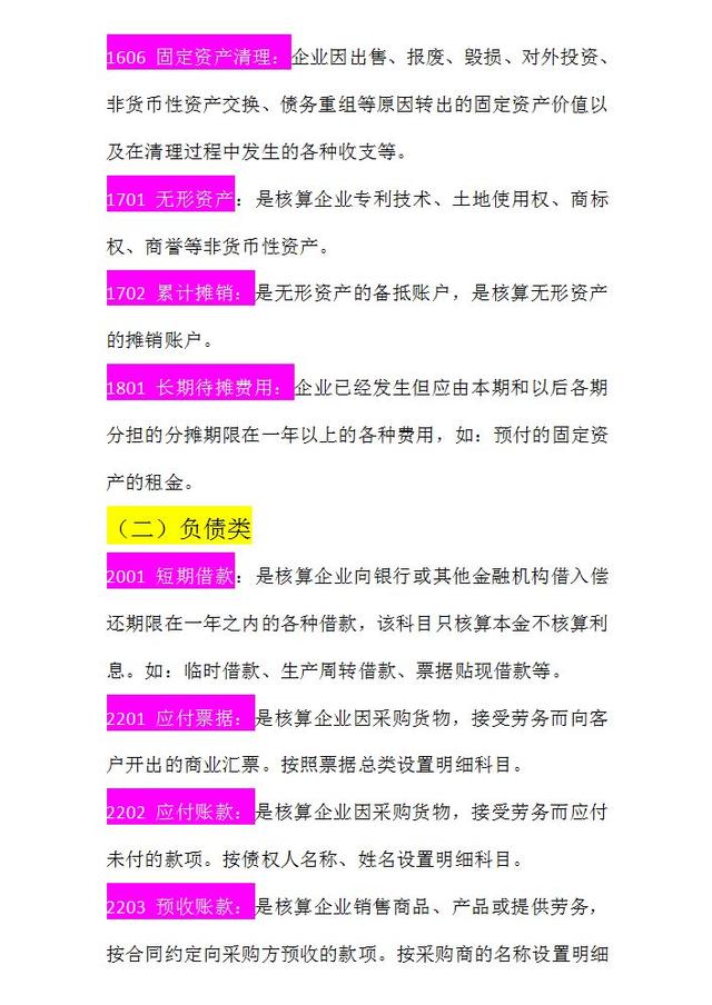 会计科目分类大全，会计科目分类及对照表（2021年最新179个会计科目表）